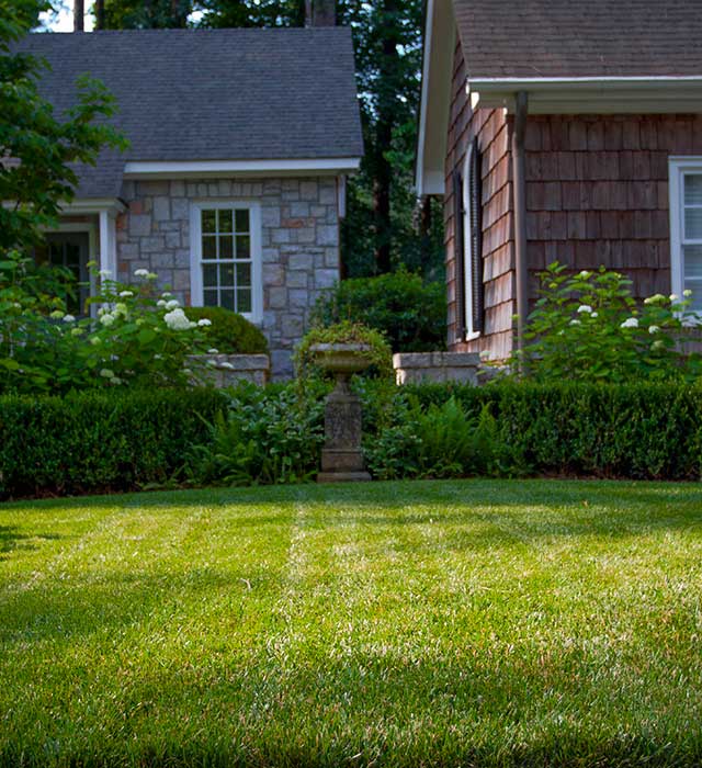 Grass Entry Court and Potager